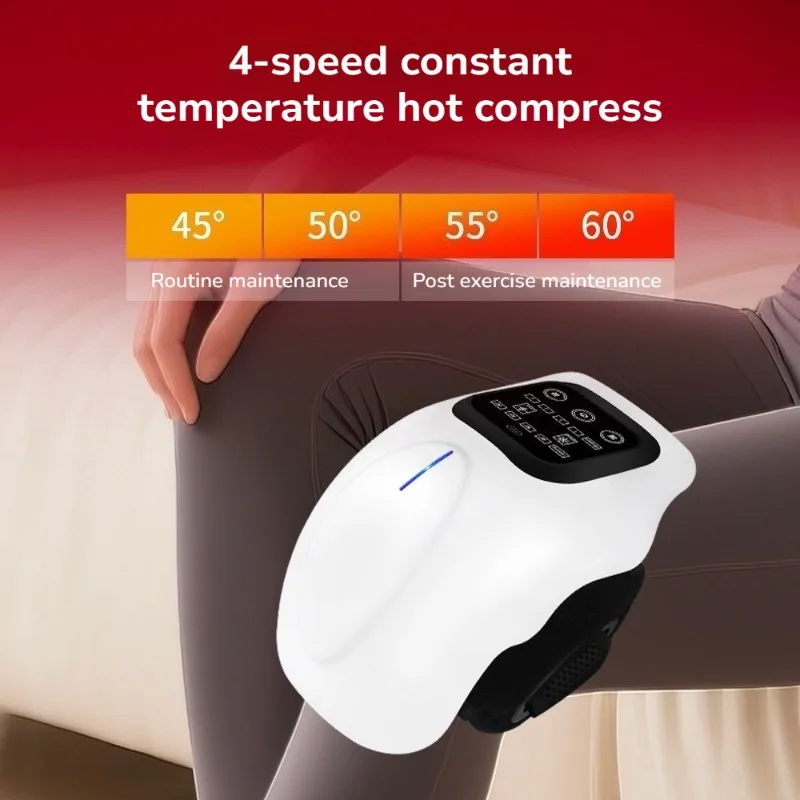 Powerful Heated Knee Massager Wireless Infrared High Frequency Vibration Knee Massage Equipment Durable Relaxation Products view 5