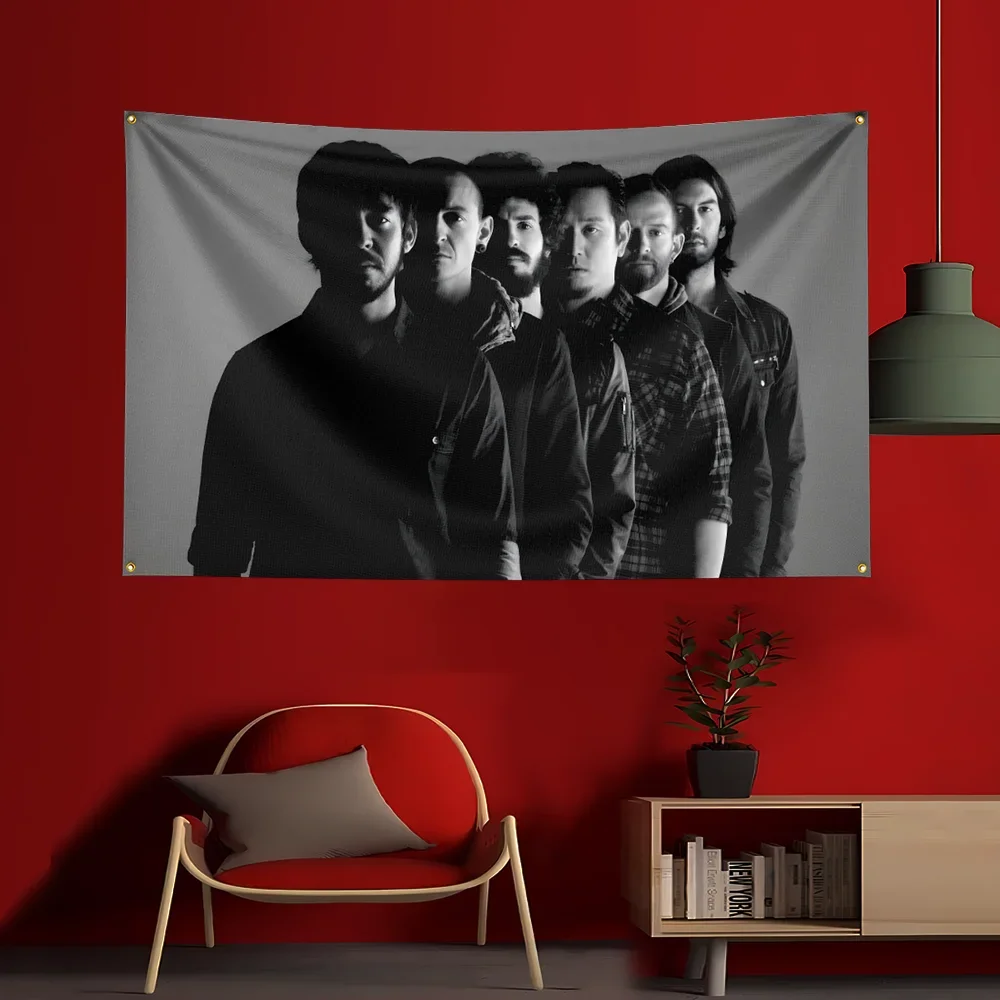 3X5 FT L-LinkinParkS Game Flag Polyester Printed Party Flag for Garage Room Decoration