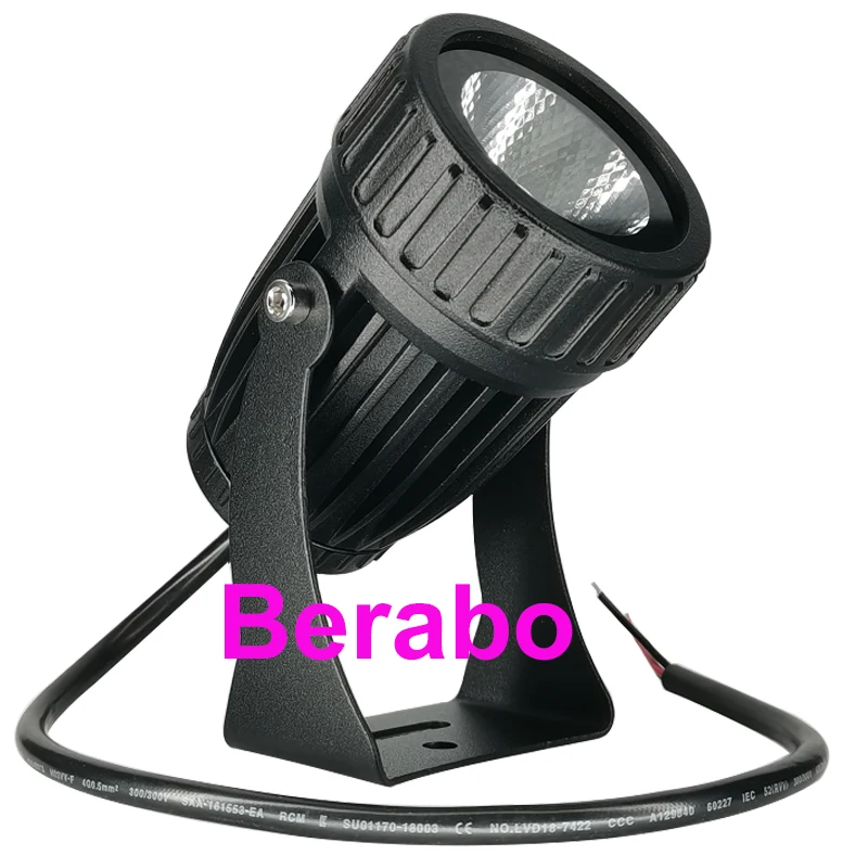 Imagem -03 - Impermeável Rgb Led Lawn Lamp Outdoor Cob Light Pathway Garden Spot Bulb Decoração de Iluminação de Paisagem Novo Controle Externo 12v 24v 20w