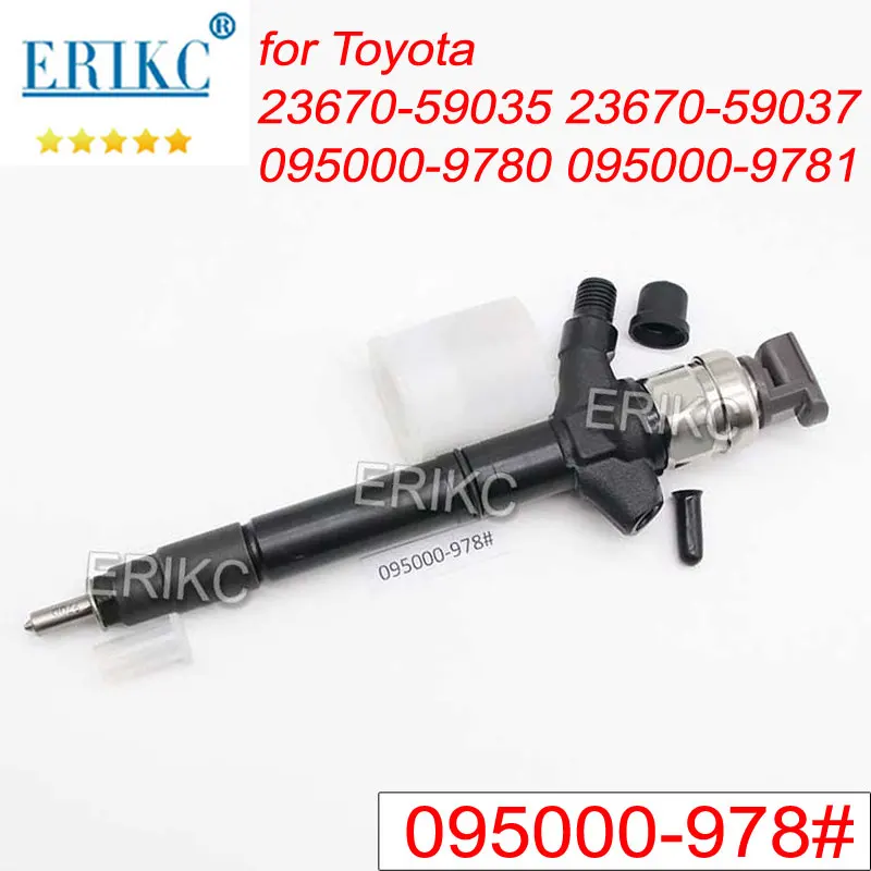 095000-9781 23670-59037 Fuel Injector Sprayer 095000-9780 Common Rail Diesel Injector Nozzle for DENSO Toyota Land Cruiser 200