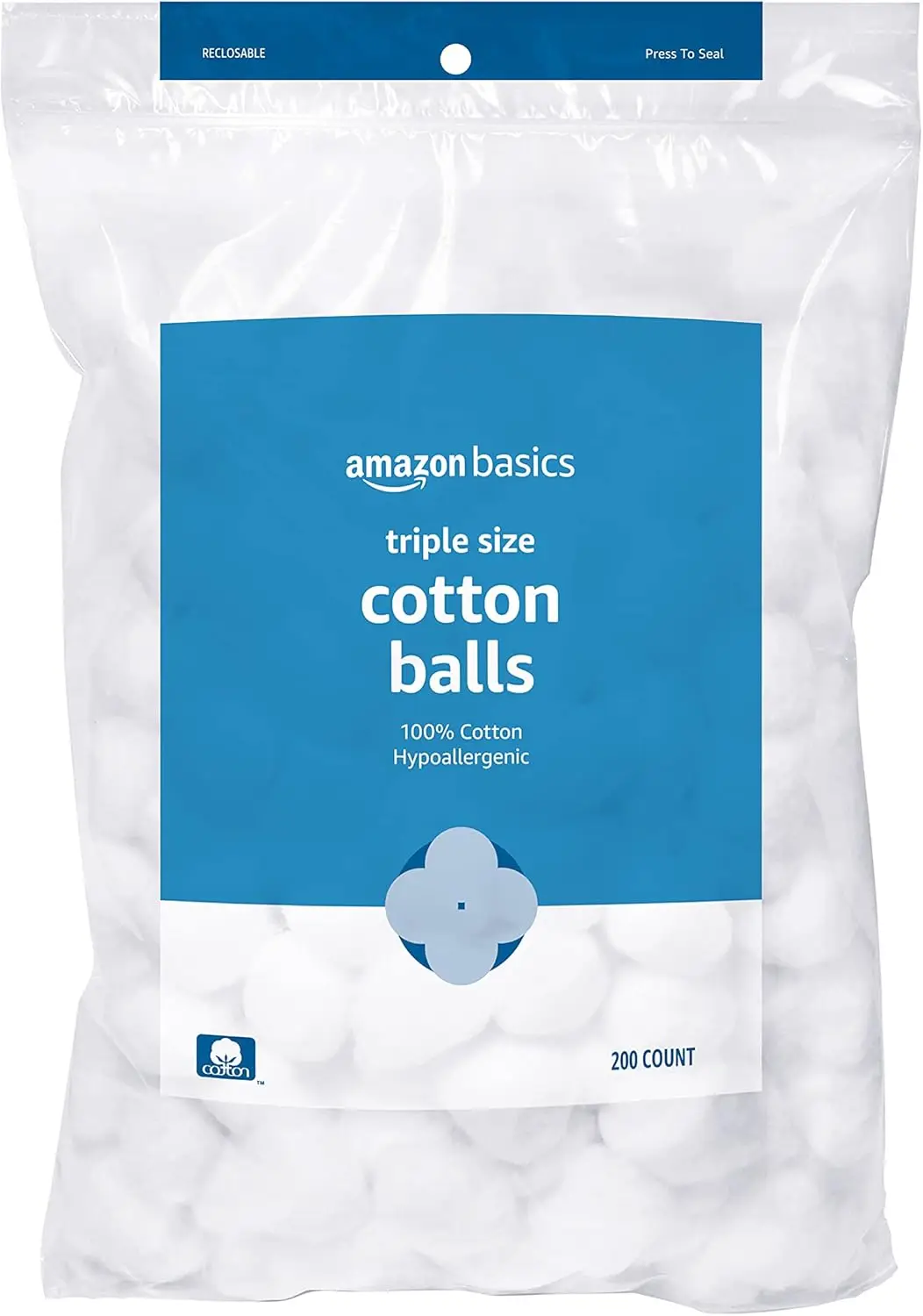 

Hypoallergenic Cotton Balls for Skincare and Makeup Removal 200 Count