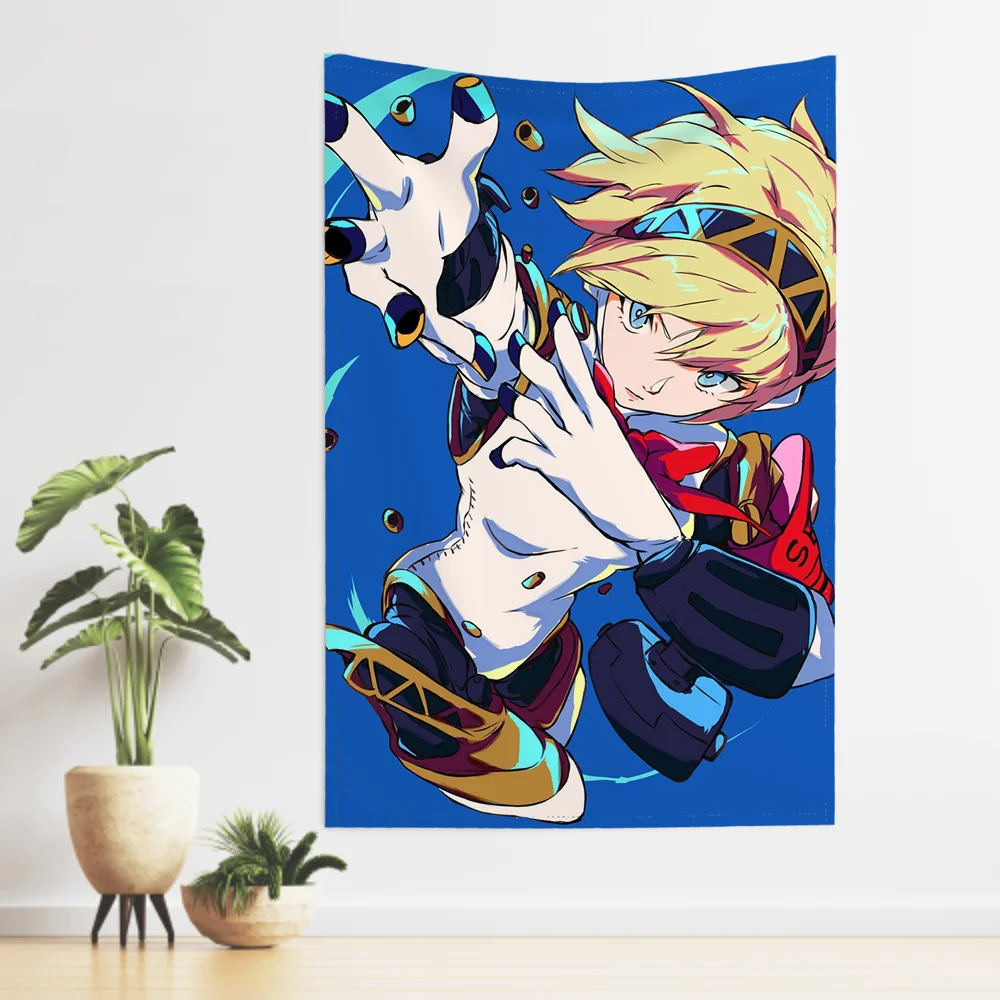 Aegis Animated Game P - Persona 3 Tapestry Room Decor Wall Cloth Party Hanging Background Room Decor Baby Room