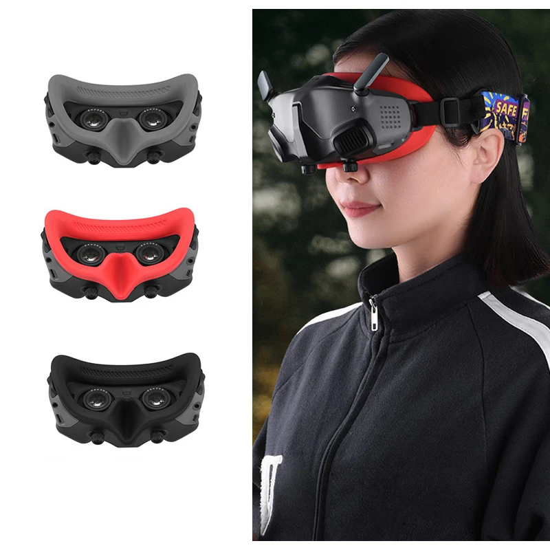 Flight Glasses Silicone Protective Cover Sweat -proof Non-slip Eye Mask Pad For DJI Avata Goggles 2 Drone Accessories