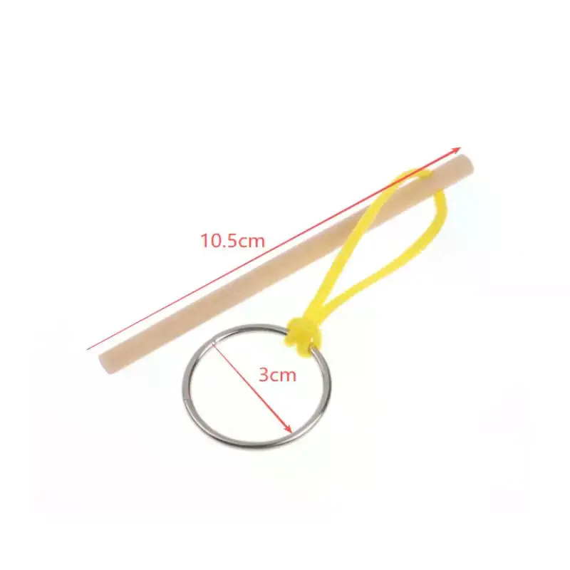 عصا الذكاء لتدريب الدماغ، عصا سحرية مع حبل وحلقة معدنية، لعبة ألغاز تعليمية، لعبة تدريب الدماغ للتطوير المعرفي #6