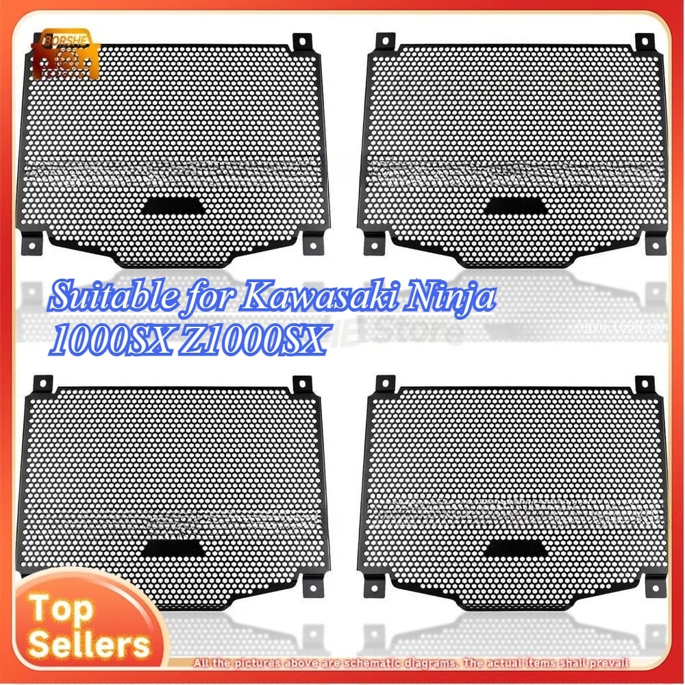 

Suitable for Kawasaki Ninja 1000SX Z1000SX Radiator Guard Mesh Cooling Shield Water Tank Net for Modification