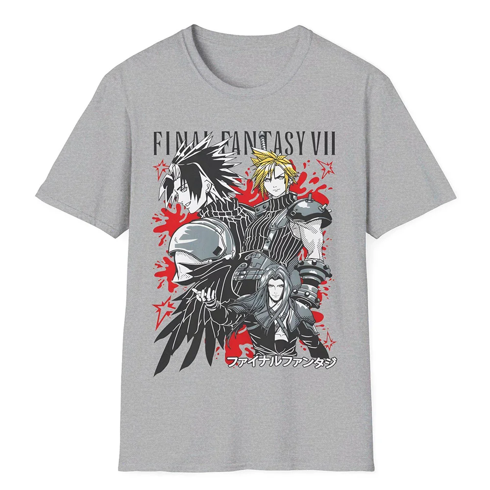 

Moogle FF7 0406 Final Fantasy Gift t shirt for RPG Gamer 100% cotton printed Short Sleeve Graphic clothes All size tops S-6XL