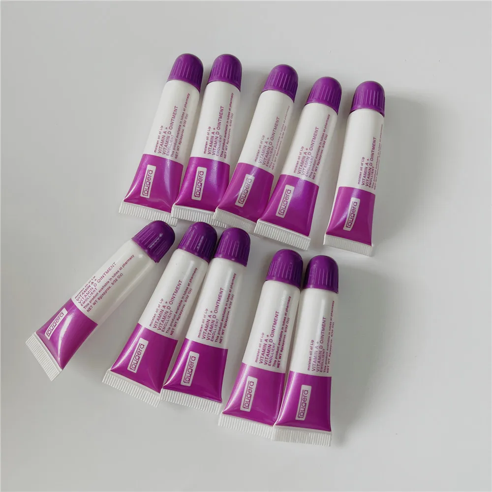 Purple Fougera Vitamin A+D Tattoo Care Ointment Repair Gel PMU Eyebrow Lip Anti-scar Cream Transparent Liquid Gel