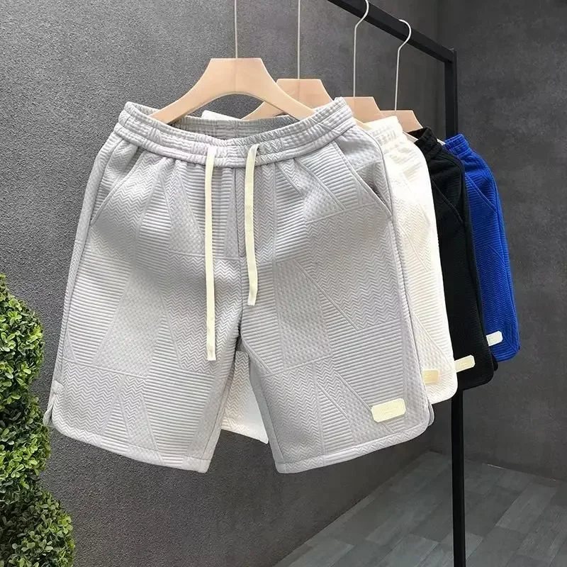 

LIBIELIY модные брендовые мужские шорты в повседневном стиле, свободный крой, летние прочные брюки из пяти предметов, спортивные модные мужские брюки со средней талией