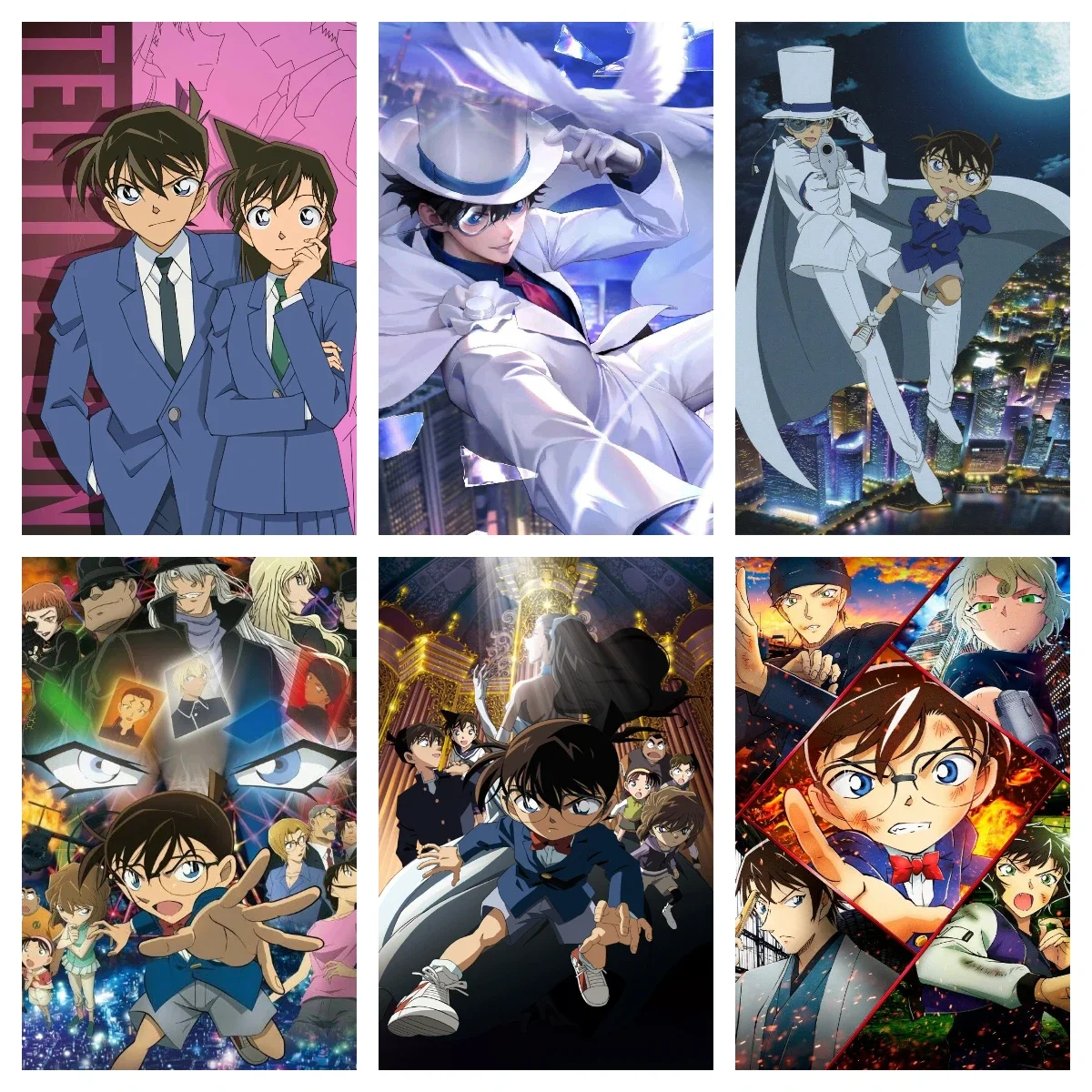 DIY Detective Conan Diamond Painting Classic Anime Character Modern Wall Decoration for Living Room Bedroom