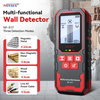 NF-517 Metal Detector Depth Wall Stud Finder Metal Wood Studs AC Voltage Live Wire Detect Wall Scanner Electric Box Finder
