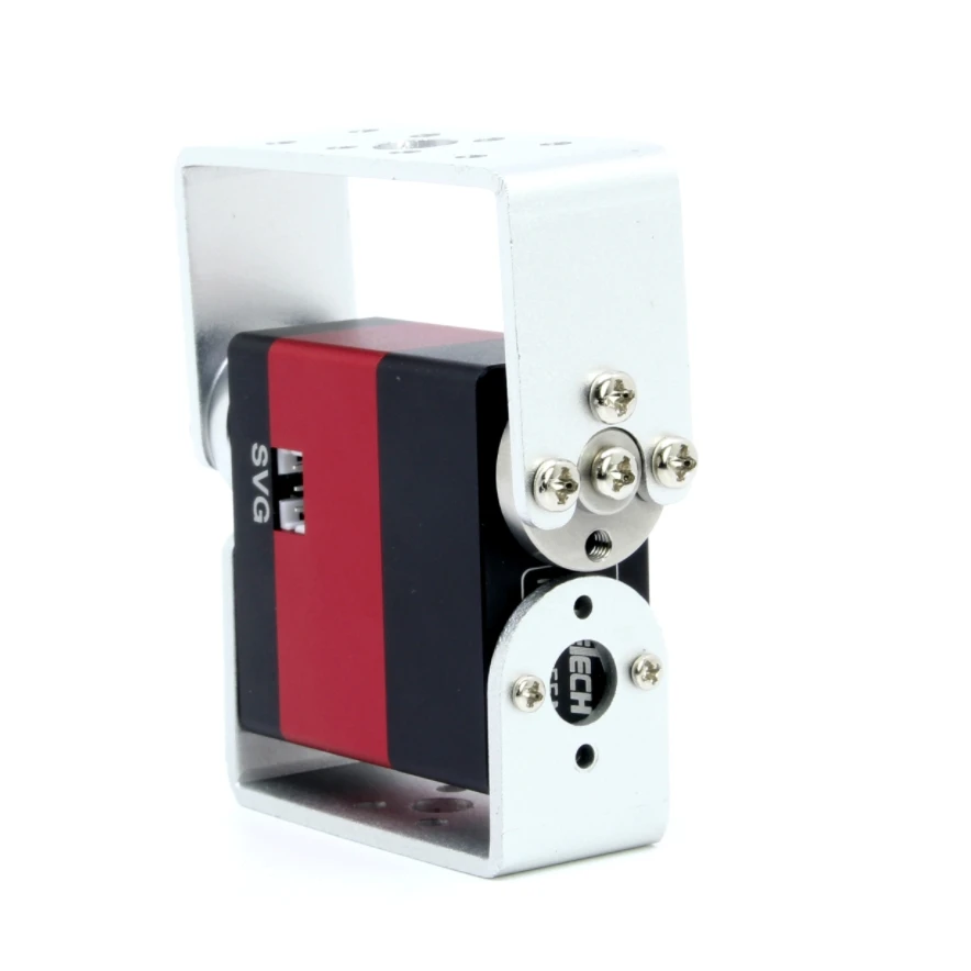 Feetech 12V 55Kg RC Servo แขนหุ่นยนต์ขายส่งเพลาคู่คงที่ควบคุม Real Time ข้อเสนอแนะโลหะวัสดุ