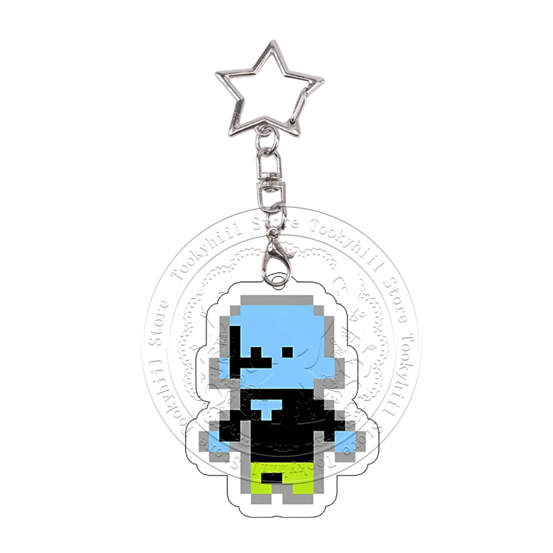 DELTARUNE Taschenanhänger Schlüsselanhänger Jevil Spamton Noelle Acryl-Schlüsselanhänger Holiday Ralsei Charaktere Kollektion Deko Geburtstagsgeschenk – Detail 15