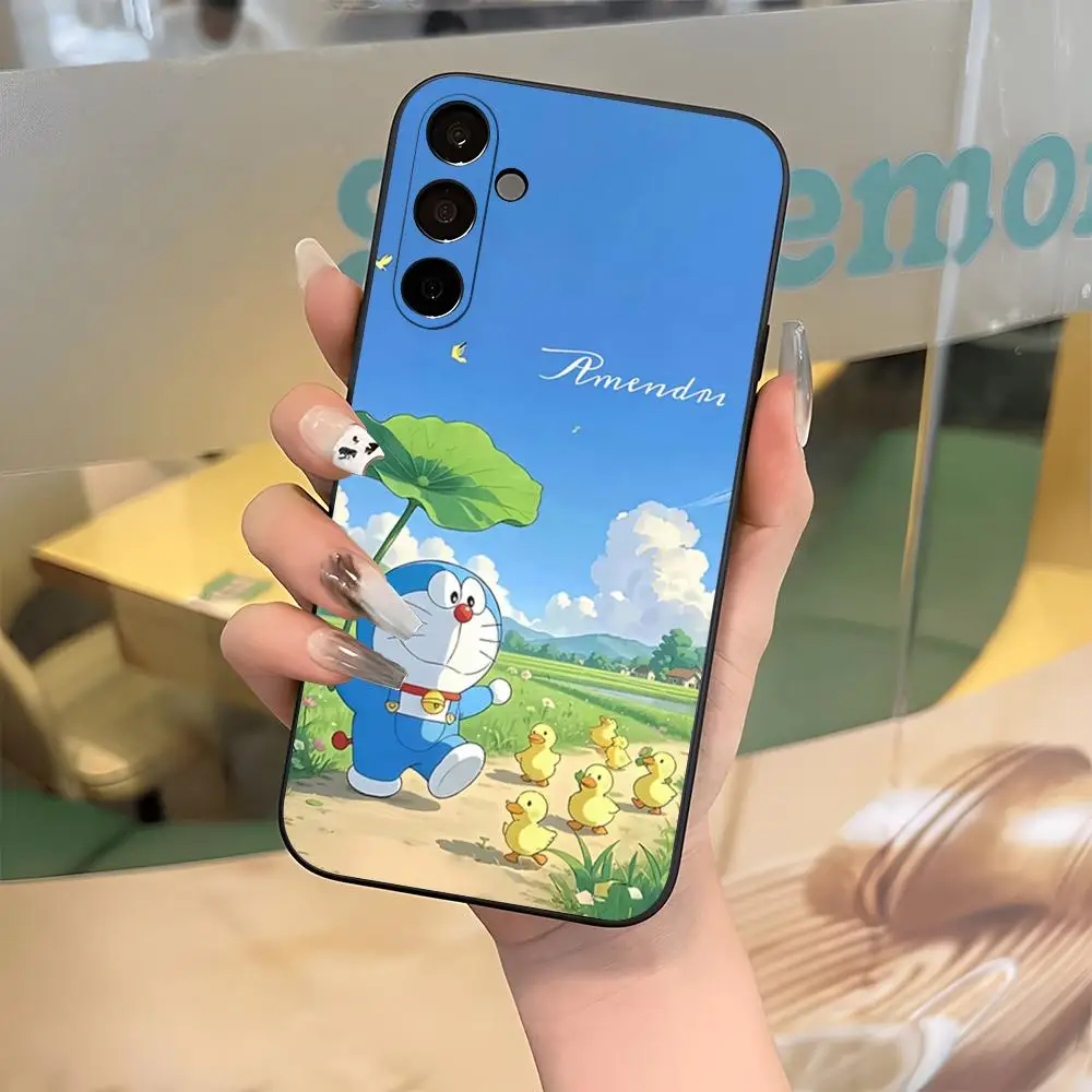 Anime B-D-Dora-emons-ES Phone Case For Samsung S26 S25 Edge S24 S23 S22 S21 Ultra Plus Fe A55 56 15 4G 5G Galaxy Silicon Cover
