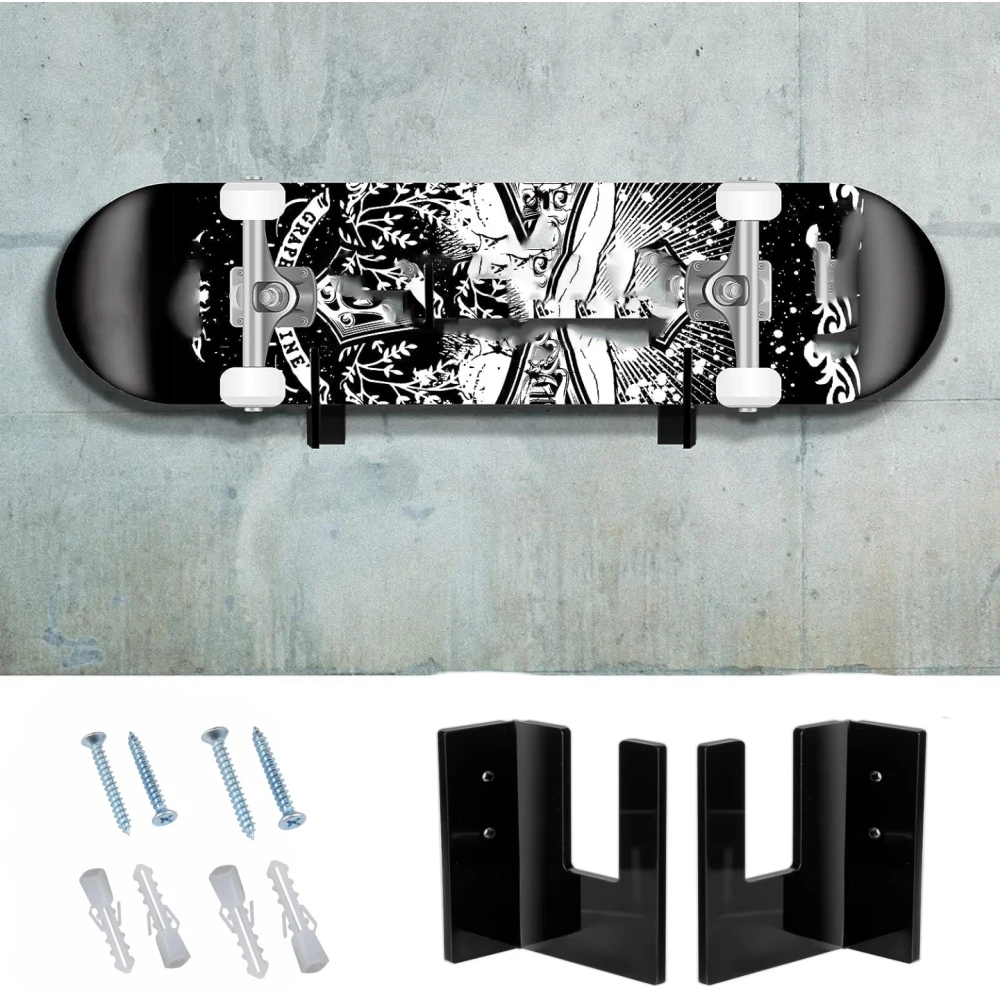 

Snowboard Wall Mount,Snowboard Mount for Wall Snowboard Rack Hanger, Snow Board Display Horizontally Storage Holder