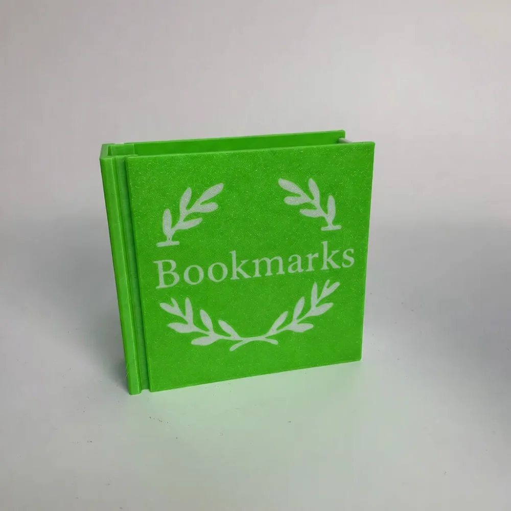 Aesthetic Bookmark Stand Desktop Pen Holder Organizer Modern Bookshelf Decor Simple Style Study Table Storage Accessory