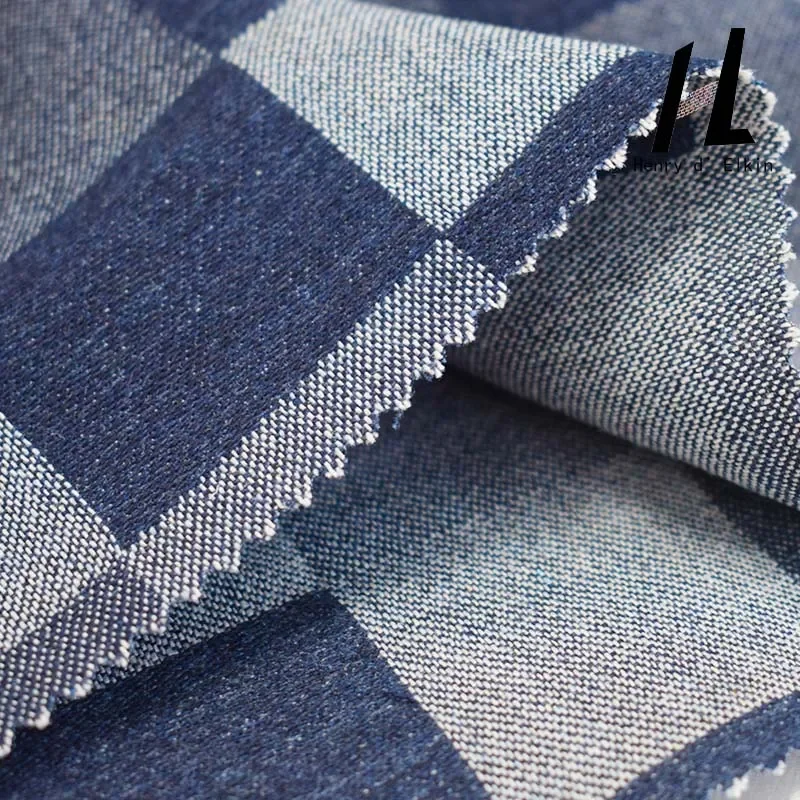 Модная винтажная джинсовая ткань в стиле пэчворк, жаккардовая джинсовая ткань для шитья брюк, юбки, куртки, чемодан, материал «сделай сам», оптовая продажа