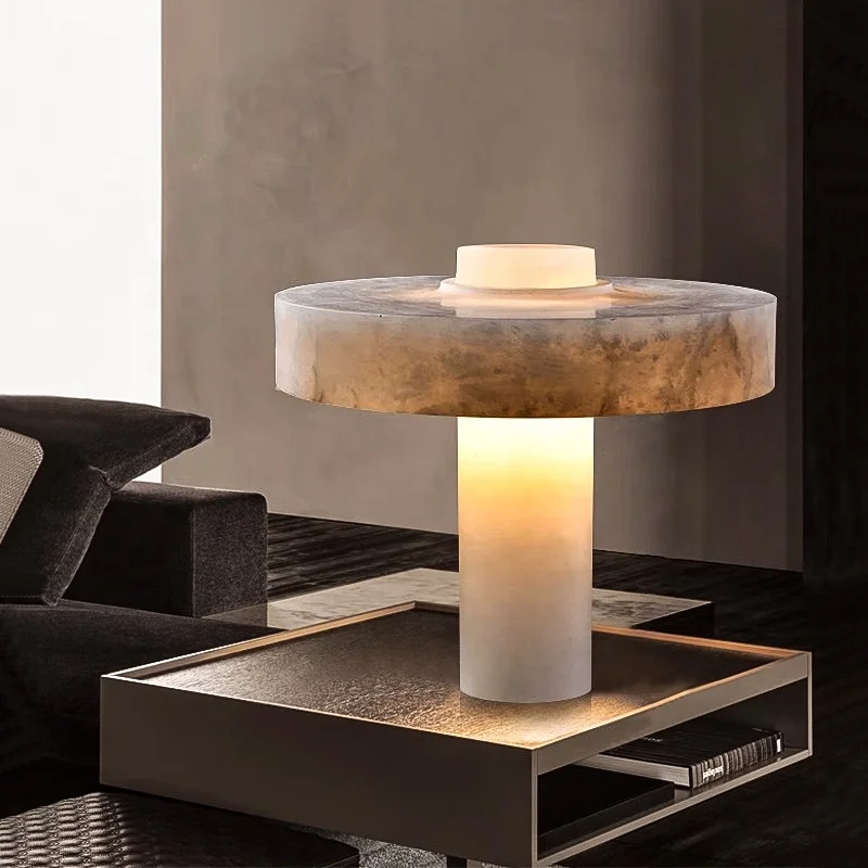 고급 스페인산 대리석 테이블 램프 호텔 실내 가정용 장식 독서등