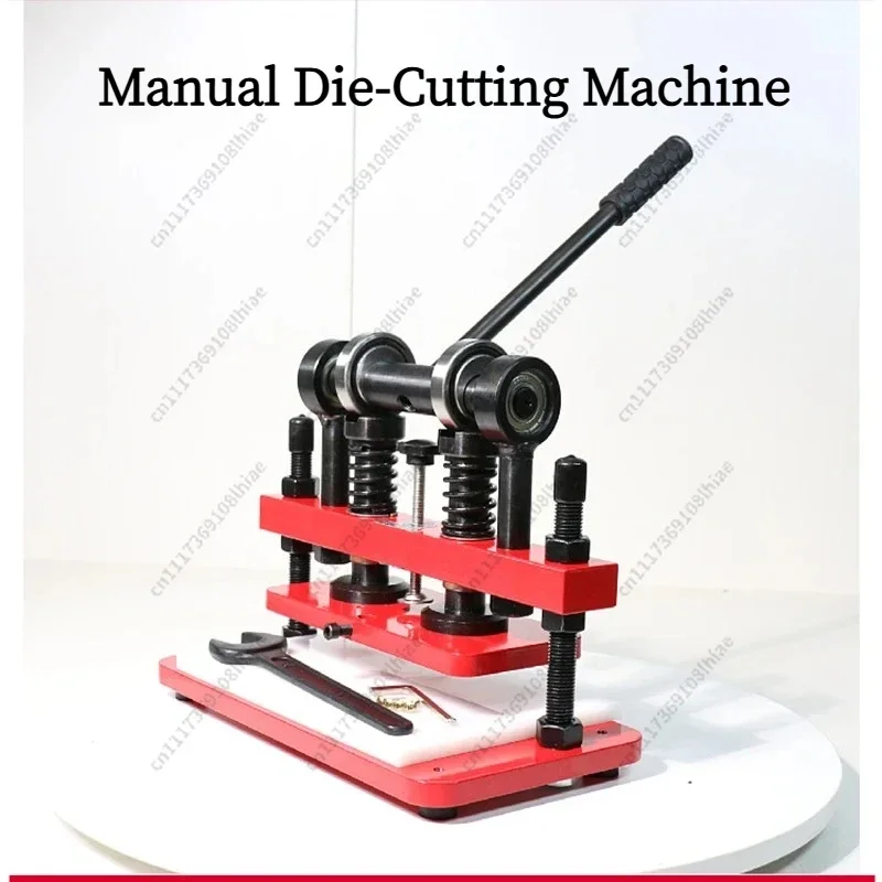 Leather Craft Cutting Small Manual Die-Cutting Press Fabric Leather Cutting Machine Hand Operated Die Cutter Press for Cloth PU
