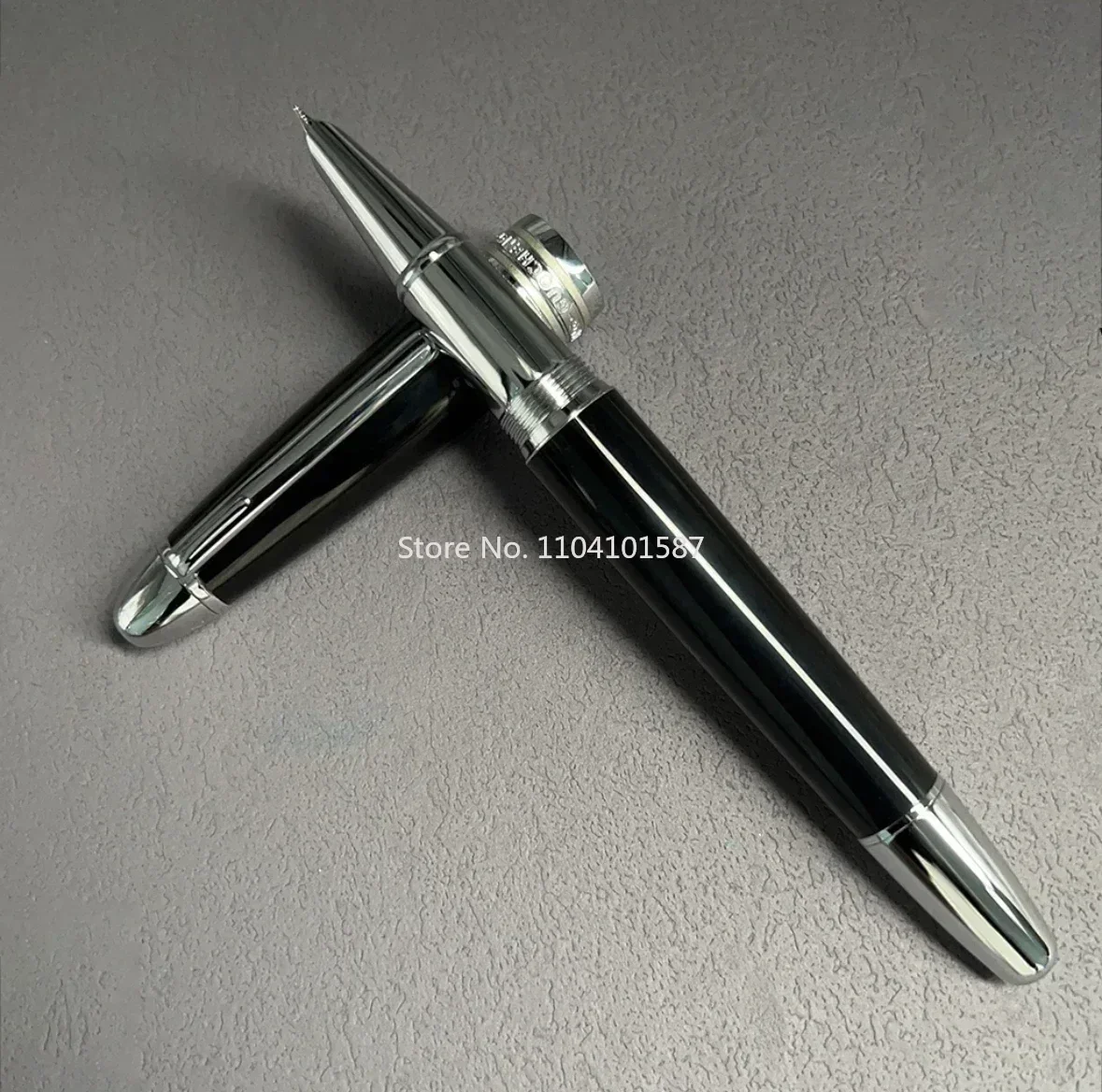 New GuoCheng 146 Full Copper Tire Piano Paint Electroplating Fountain Pen Hooded Nib 0.5MM Signature Writing Gift Smooth Pen 62G