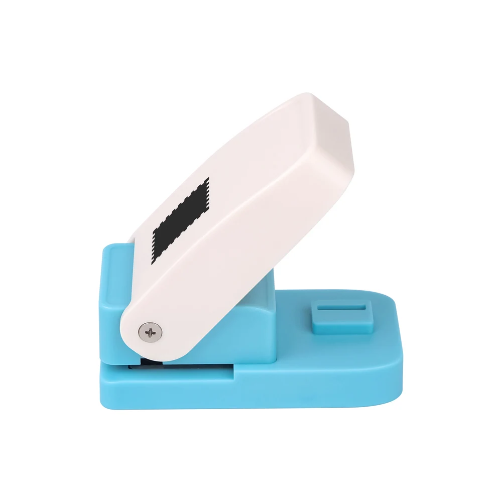 1x0.8inch Rectangular Postage Stamp Punch/Lever Action Craft Punch for Paper Crafting Scrapbooking High Quality Embossing Punch