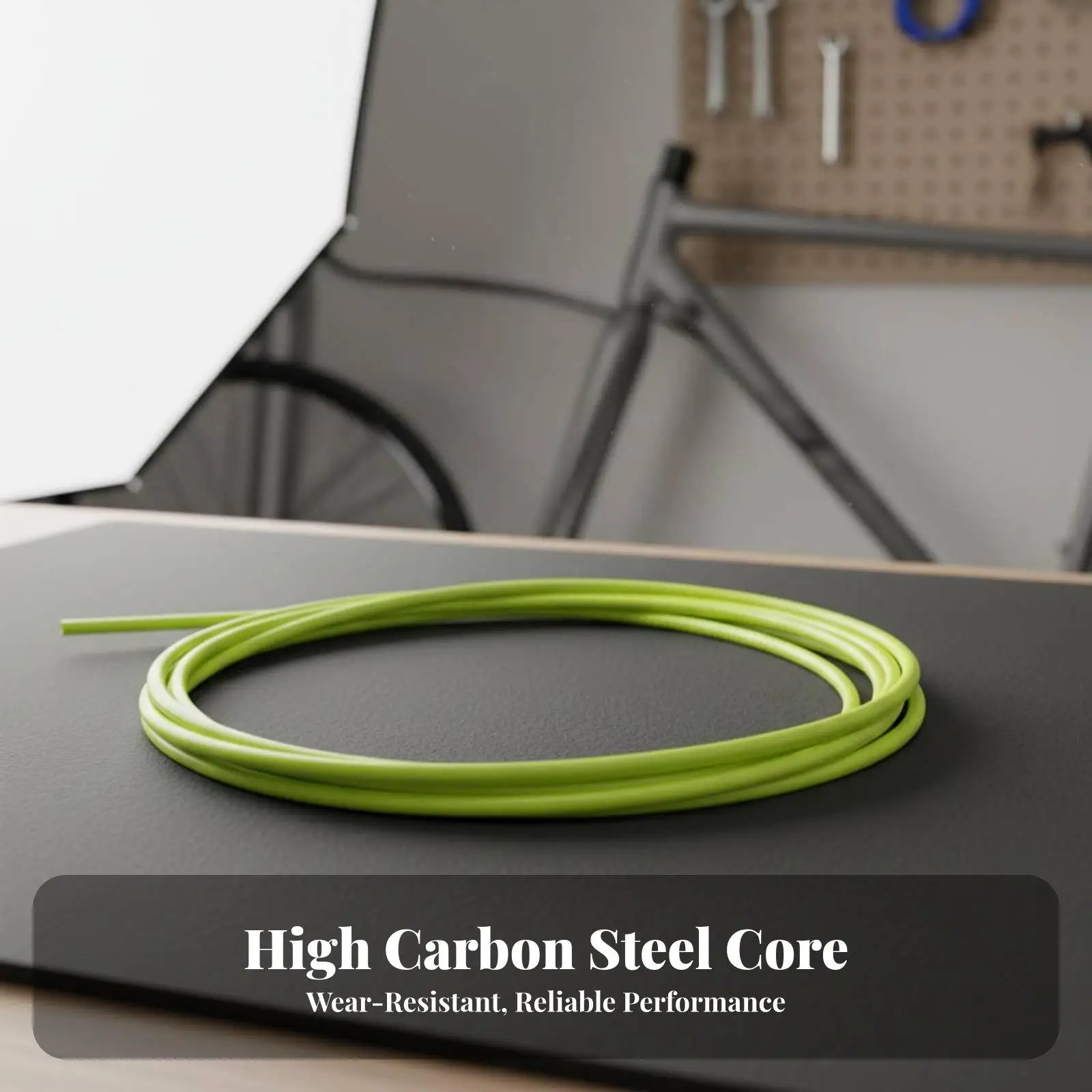 Mountain Bike Brake Cable Replacement Durable Plastic Liner Smooth Braking Performance for Road Folding Bicycle Universal Fit