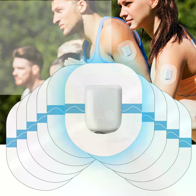 /Kuz/Omnipod Adhesive Patches Waterproof Transparent Tape Clear Omnipod Covers Overpatch Pre Cut Back Paper 10Pack