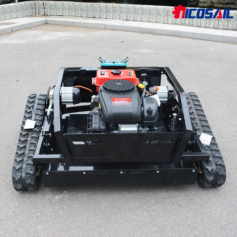 Exquisite Appearance Remote Control Lawn Mower Low Power Consumption Weeding Machine