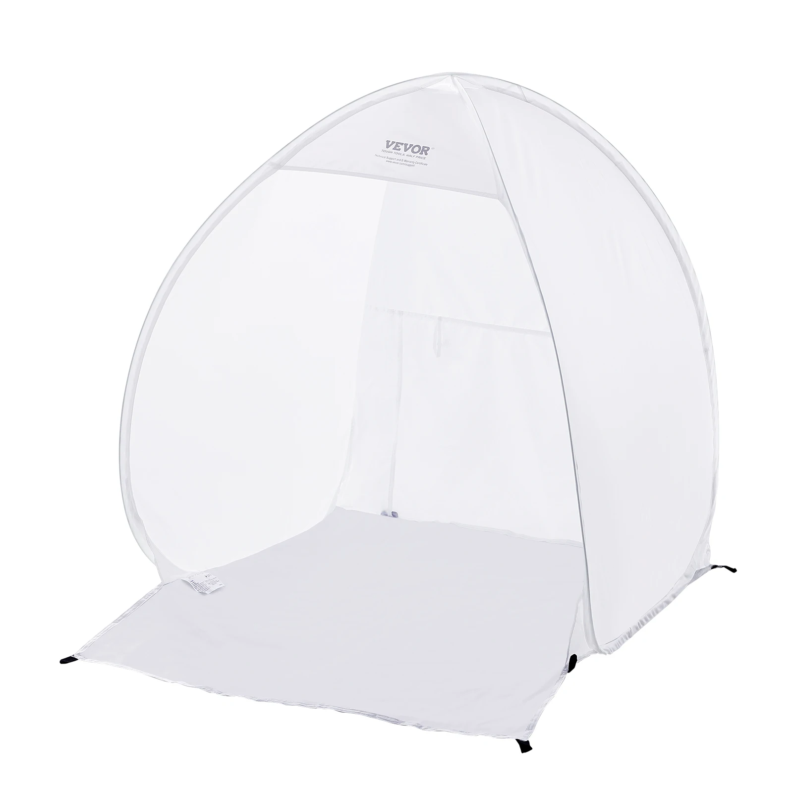 VEVOR Spray Paint Shelter 40 x 35 x 40 in Pop-Up Portable Spray Paint Tent with Built-In Floor Exhaust Window and Storage Bag