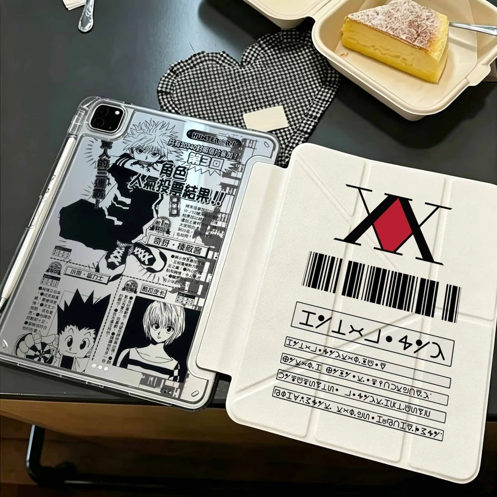 Manga Barcode Print For Samsung Galaxy Tab A8 A9 A11 S6 S7 S8 S9 S10 FE Plus Lite Protective With Pen Slot Tablet Case