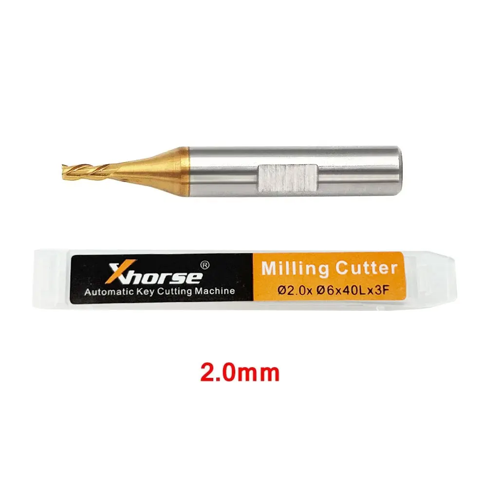 1.0mm 1.5mm 2.0mm 2.5mm Milling Cutter Probe for Xhorse CONDOR XC MINI Plus Dolphin XP-005 Dolphin XP-007 Key Cutting Machine