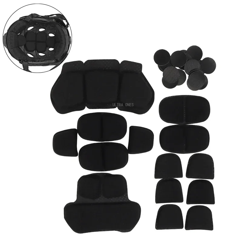 Kit di imbottitura interna per casco tattico Pad protettivo morbido traspirante cuscinetti in Memory Foam accessori di ricambio per casco veloce