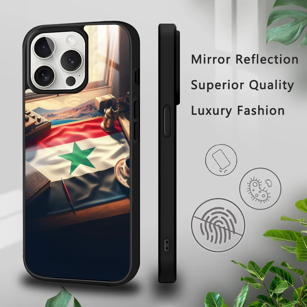 Y-Yemen Republic Flag Phone Case For iPhone 16 15 14 13 12 11 Pro Xs Max Mini Plus Celulares Hard Funda