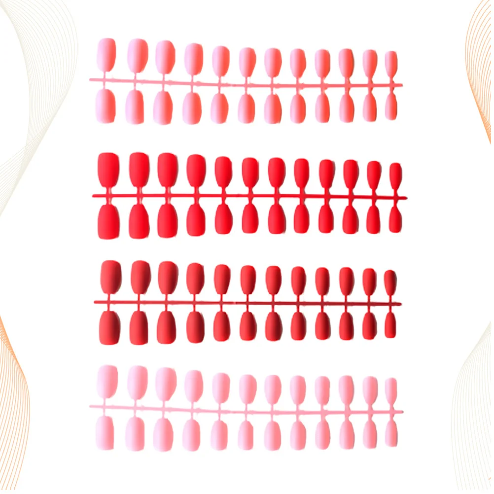 

96 шт. стильные накладные ногти с матовой поверхностью, креативный набор для дизайна ногтей для женщин, маникюрные инструменты «сделай сам», модный искусственный декор для ногтей