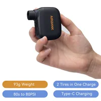 AIRBANK Pocket SE Mini pompe électrique Portable pour vélo sans fil pneu Presta Schrader Valve vélo accessoires charge rapide 4