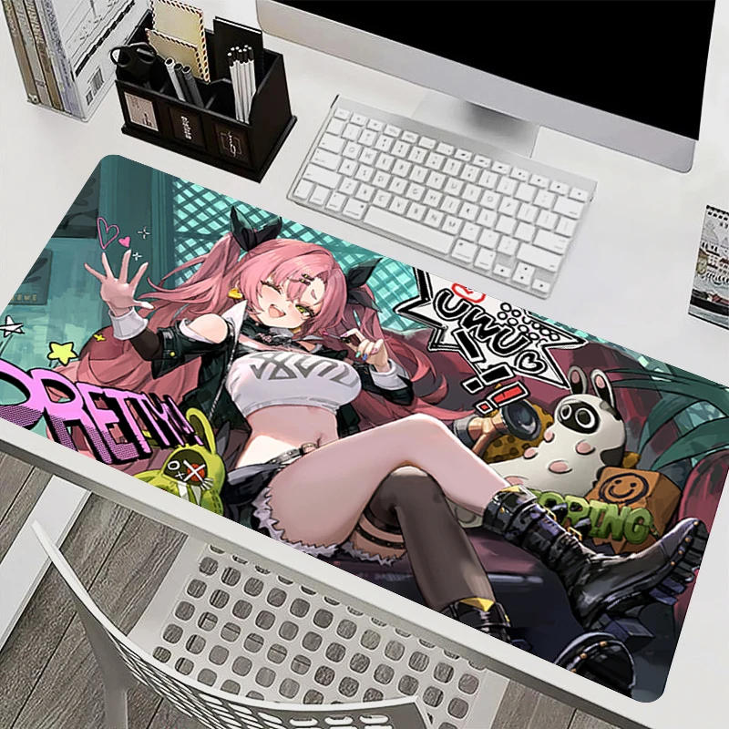 kawaii Mouse Pad Gamer Notebook Desk Mat XXL Large Gaming Keyboard Pad HD Print Z-zenless Zone Zero Nicole Demara Anime Mousepad