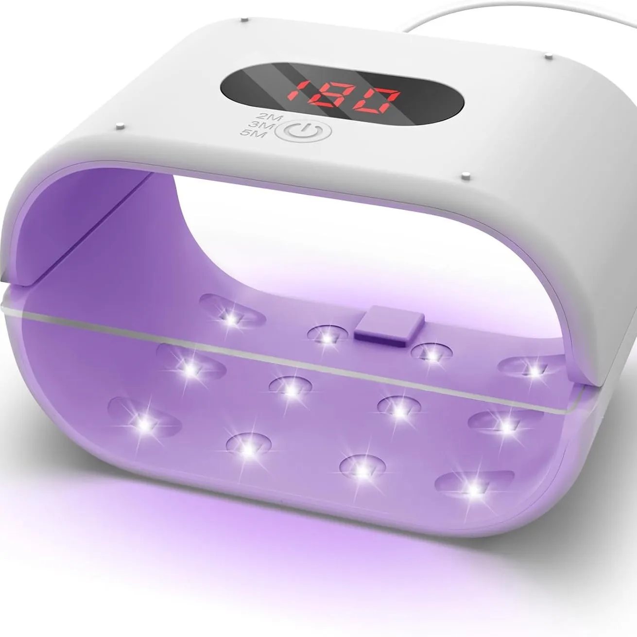 36w DIY Nail Polish UV Double-Sided Curing Lamp Ultraviolet Light Therapy Lamp Manual Glue Application for Rapid Curing