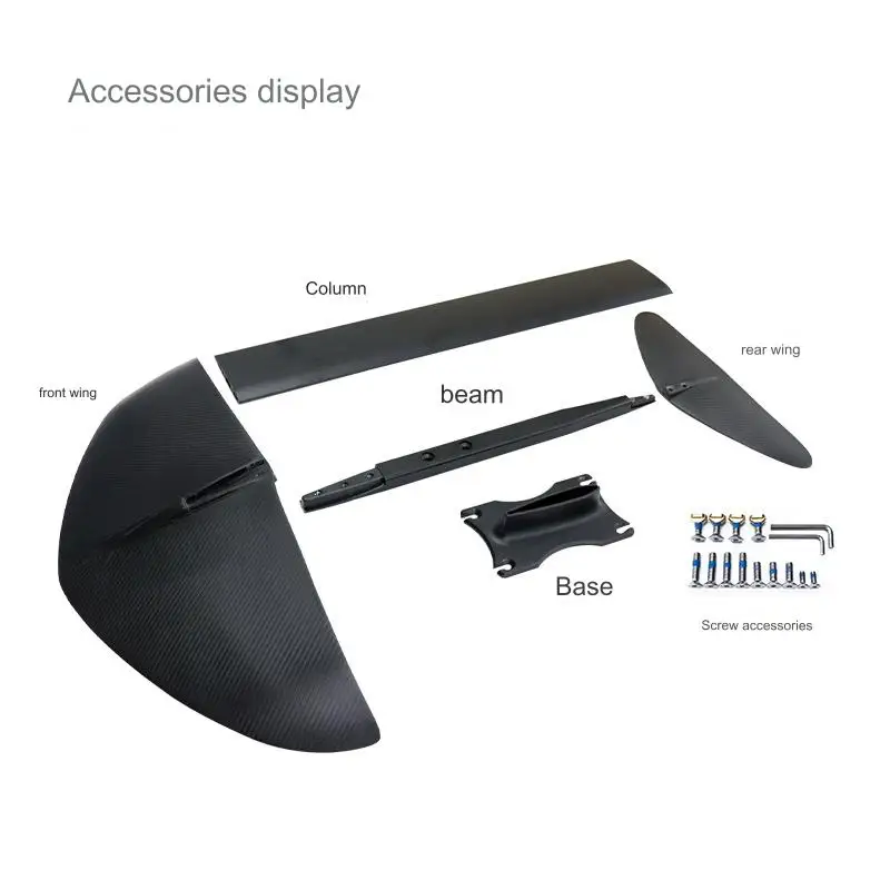 Unisex High Quality F07 Carbon Fiber Aluminum Hydrofoil Wing Foil Water Sports Equipment For Ocean Waters Surfing