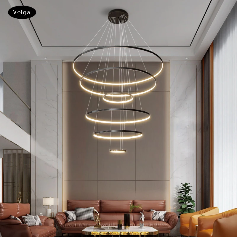 Black All Copper Round Pendant Lights Home Appliance Barss Round Silicone Hanging Lamps for Living Room Foyer Decoration