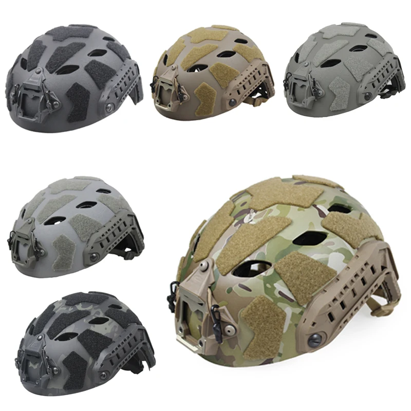 

Outdoor Tactical Helmet SF Carbon Fiber Perforated Non Granular Breathable Field Mountaineering Parachuting Riding Helmet H016