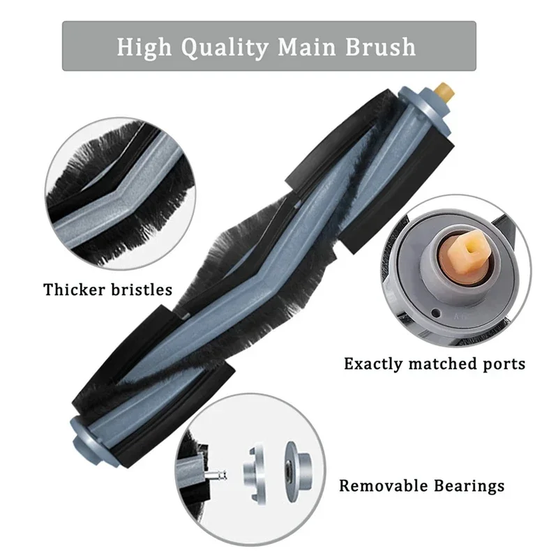 Ecovacs Deebot X1/ T10 OMNI / TURBO Robot Vacuum Cleaner Parts Mop Dust Bag Hepa Filter Main Side Brush Dustbin