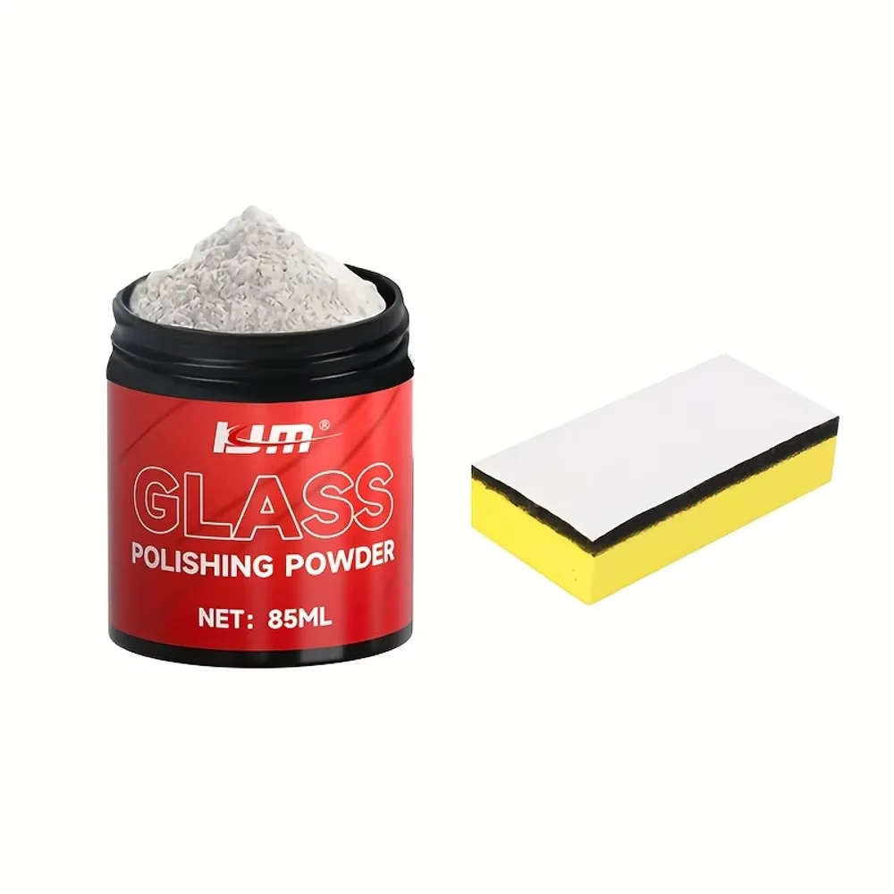 Kjm 85Ml Glass Polishing Powder Fast Scratch Remover Restorer Tool For Car Mirr…