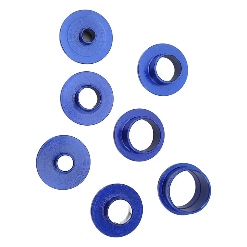 Set di boccole di guida del Router in lega di alluminio 10 pezzi portatile facile da usare modello di Router Guide boccola per uso industriale