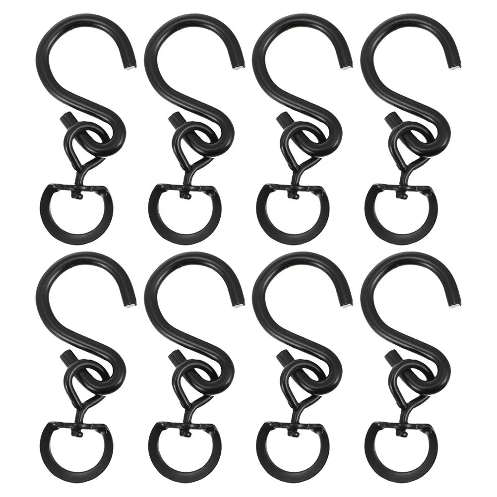 

8Pcs Swivel Plant Hooks Heavy Duty Rotatable Flowerpot Rings Hanging Baskets Outdoor Garden Planter Hangers Simple Installation