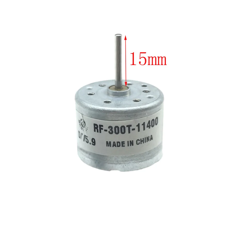 Micro DC Motor RF-310T-11400 DC 3V 5.9V 6V 6400 RPM DC Motor 6mm/10mm/15mm/22mm Long Shaft DIY Mini Fan Motor