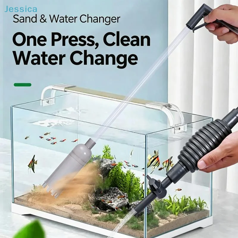 Planted Aquarium Cleaning - 〔S〕Nieuwe sifon aquarium zandreiniger pomp filtermondstuk