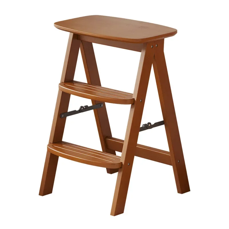 thickened ladder, special telescopic folding and climbing, three-step herringbone ladder, convenient multi-functional ladder
