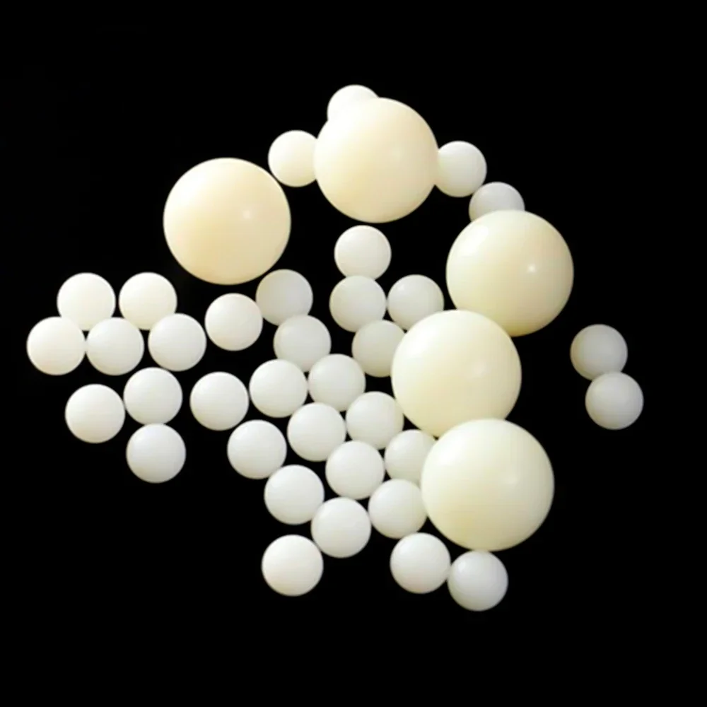 Nylon Plastic Ball PA66 2.0/3/3.175/4/4.763/5/ 5.556/6/6.35/7/8/9/9.525/10/10.5//11.1125/12/12.7/14~80mm Precision Solid Balls
