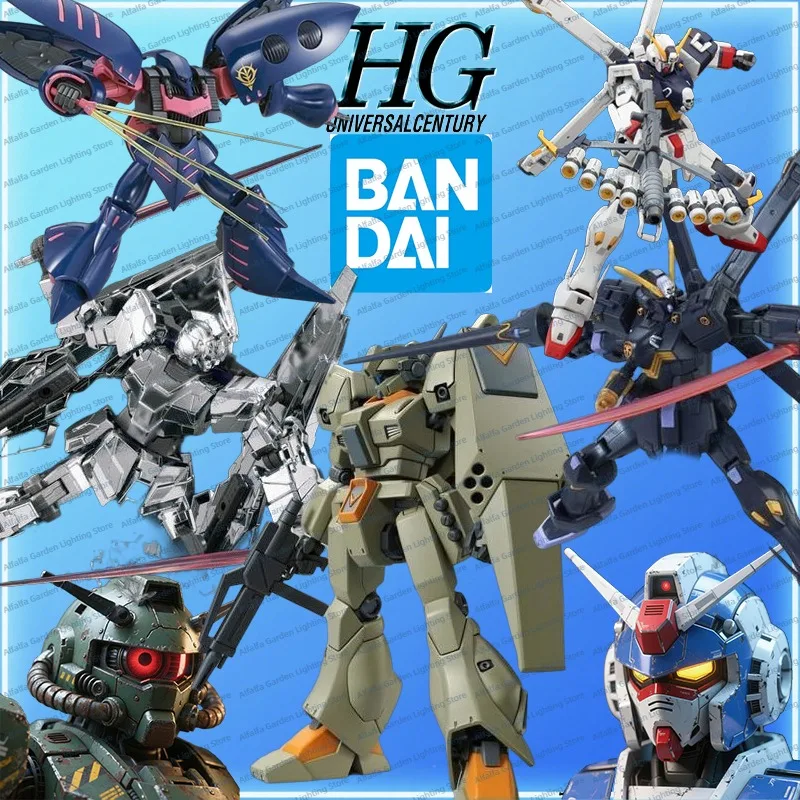 Bandai HGUC Web Excl. - Pale Rider RX-80PR Lnd Hv, RX-78-2 21C R, GM II Half St, Jegan A F91 V, Jegan De ECOAS C - Modèle Gundam