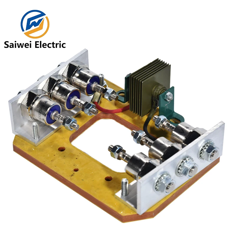 XT-1-40F7A XT-1-40F12A 1000KW To 3000KW Marathon Generator Rectifier Wheel Module With Rotating Diode Surge Suppressor