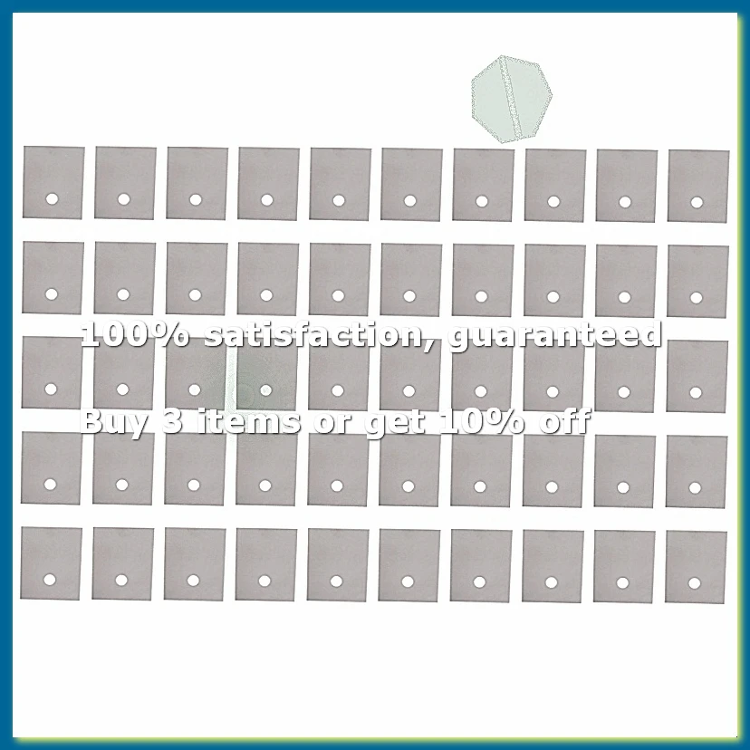 TO-247 Transistor Silicone Insulator Insulation Sheet 26mmx20mm 50 Pcs-DTB1